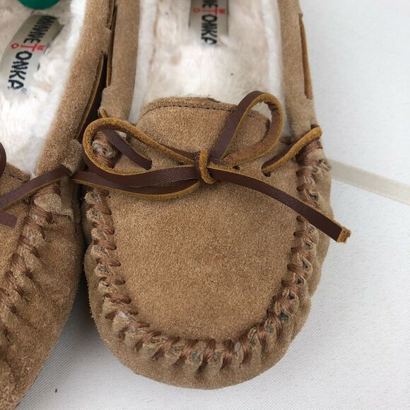 Minnetonka Leather Upper Moccasin Women's Size 8 - Picture 2 of 12